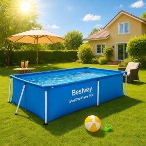 Сглобяем Басейн Bestway 56424 Steel Pro 400x211x81см с Филтърна Помпа