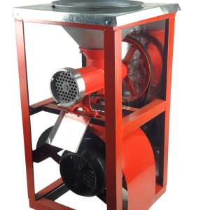 Чугунена Месомелачка с Електромотор 1500W, Стойка и Вградена Фуния