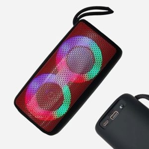 Безжична Тонколона NB-041 с RGB Светлини, FM Радио и Bluetooth